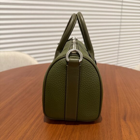 Coach Compass Bag 25 Pebble Olive Leather - Picture 2 of 10